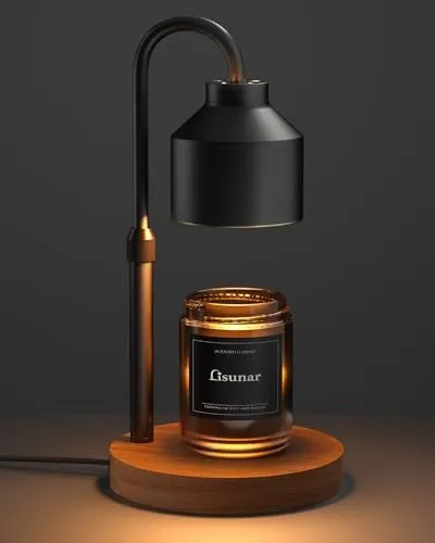 Lisunar Classic Candle Warmer Lamp — Matte Black