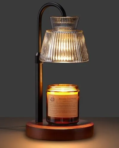Lisunar Classic Candle Warmer Lamp — Smoke Glass