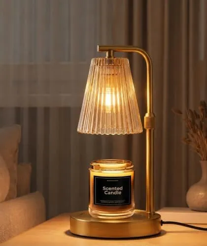 Lisunar Minimalist Candle Warmer Lamp — Gold